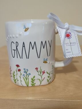 Rae Dunn White 'Grammy' Mug New with tags